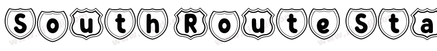 South Route Standup字体转换
